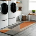 thumbnail image 1 of Hauteloom Bracknell Wool Hallway, Kitchen Runner Rug - Modern - Gray, Red - 2'6" x 8', 1 of 10