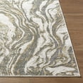 thumbnail image 1 of Hauteloom Brandi Living Room, Bedroom Area Rug - Contemporary - Light Slate, Ivory, Cream - 5'3" x 7', 1 of 8