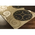 thumbnail image 1 of Hauteloom Bray Wool Living Room, Bedroom Area Rug - Transitional - Beige, Black, Dark Red - 9'9" Square, 1 of 11