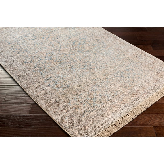 Hauteloom Bunawan Living Room, Bedroom Area Rug - Traditional - Blue, Sky Blue, Light Blue - 5' x 7'6"