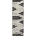 thumbnail image 1 of Hauteloom Bushwick Wool Hallway, Kitchen Runner Rug - Bohemian, Transitional - Plush Pile - Black, Cream - 2'6" x 8', 1 of 13