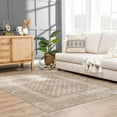 thumbnail image 1 of Hauteloom Caditaan Living Room, Bedroom Machine Washable Area Rug - Beige, Brown - 6'7" x 9', 1 of 17
