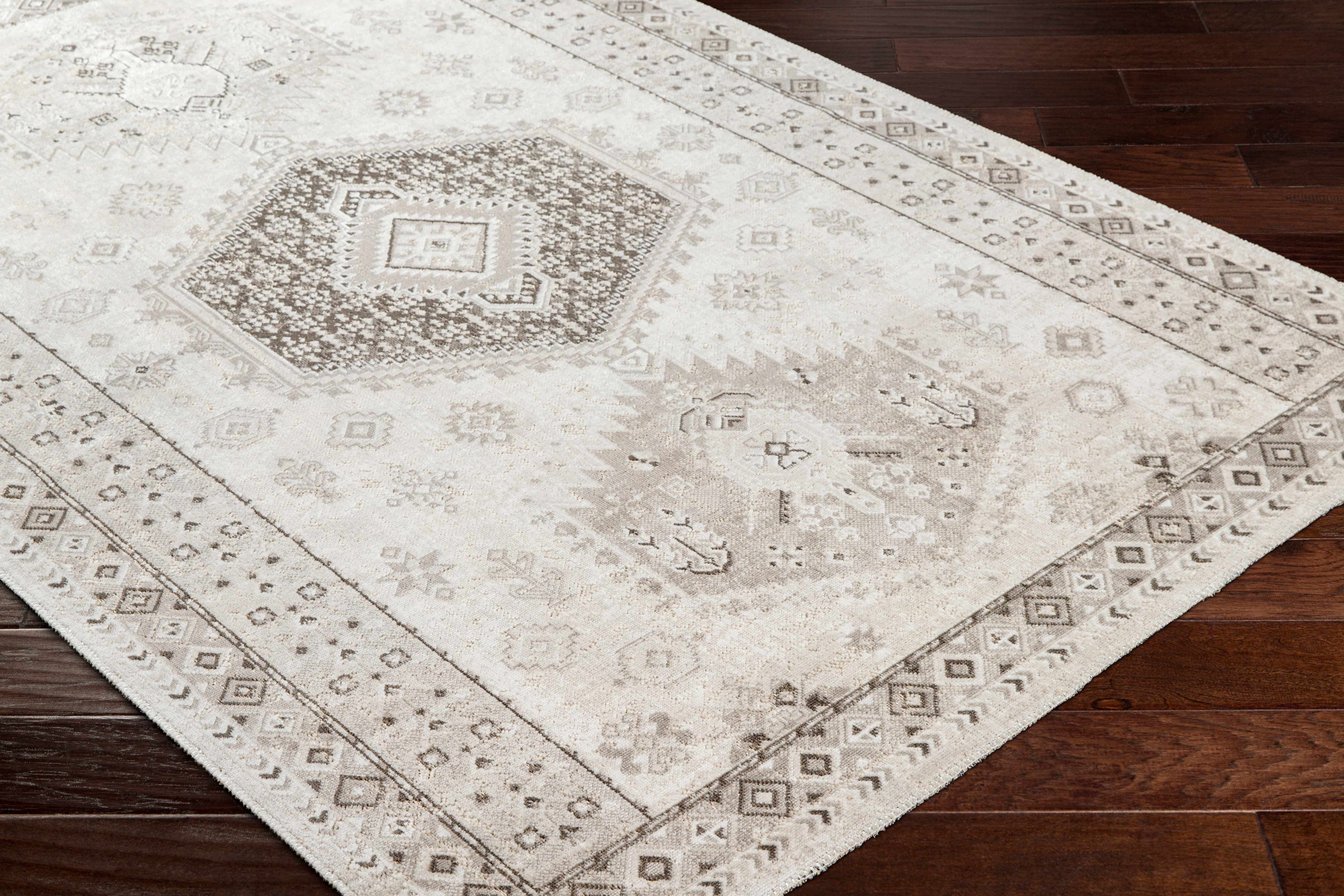 Hauteloom Cain Living Room, Bedroom Machine Washable Area Rug ...