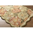 thumbnail image 1 of Hauteloom Campos Wool Living Room, Bedroom Area Rug - Bohemian, Transitional - Burnt Orange, Olive, Cream - 8' x 10', 1 of 6