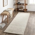 thumbnail image 1 of Hauteloom Caramoran Wool Living Room, Bedroom Area Rug - Farmhouse - High Pile - Beige, Cream, Gray - 6' x 9', 1 of 5