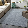 thumbnail image 1 of Hauteloom Carbrook Living Room, Bedroom Patio Outdoor Area Rug - Traditional, Transitional - Denim, Charcoal, Cream - 2' x 3', 1 of 14