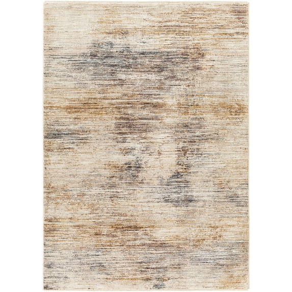 Hauteloom Carol Living Room, Bedroom Area Rug - Brown, Gray - 3'11" x 5'10"
