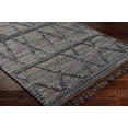 thumbnail image 1 of Hauteloom Caromatan Wool Living Room, Bedroom Area Rug - Bohemian, Transitional - High Pile - Black, Gray, Charcoal - 5' x 7'6", 1 of 12