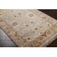 thumbnail image 1 of Hauteloom Cedarvale Wool Living Room, Bedroom Area Rug - Traditional - Taupe, Slate Blue, Tan - 2' x 3', 1 of 8
