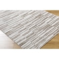 thumbnail image 1 of Hauteloom Cemach Living Room, Bedroom Area Rug - Contemporary - Light Silver, Sterling Gray, Silver Gray - 5'3" x 7'3", 1 of 6