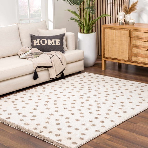 Hauteloom Chaia Hallway, Kitchen Runner Rug - Contemporary - Plush Pile - Rose Cream, Multi Brown, Faded Driftwood - 2'7" x 7'3"