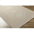 thumbnail image 1 of Hauteloom Chaman Living Room, Bedroom Patio Outdoor Area Rug - Traditional, Transitional - White, Tan - 7'10" Round, 1 of 6