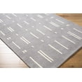 thumbnail image 1 of Hauteloom Charan Wool Living Room, Bedroom Area Rug - Contemporary - Slate Gray, Ivory - 8' x 10', 1 of 6