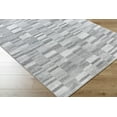 thumbnail image 1 of Hauteloom Cherie Living Room, Bedroom Area Rug - Contemporary - Metallic Silver, Silver Gray, Light Silver - 6'11" x 9', 1 of 6