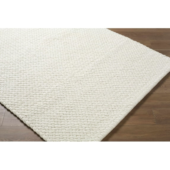 Hauteloom Chiara Wool Living Room, Bedroom Area Rug - Bohemian, Transitional - Navy - 2' x 3'