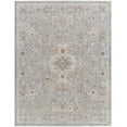 thumbnail image 1 of Hauteloom Chione Living Room, Bedroom Area Rug - Traditional - Cream, Slate Blue, Aqua - 2' x 2'11", 1 of 2