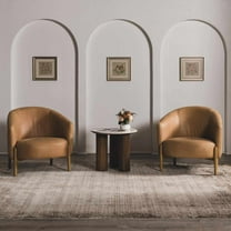 Hauteloom Chrina Living Room, Bedroom Area Rug - Contemporary - Taupe, Cream, Medium Gray - 6'7" x 9'