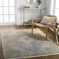 thumbnail image 1 of Hauteloom Ciar Living Room, Bedroom Area Rug - Traditional - Light Gray, Charcoal, Ivory - 6'7" x 9', 1 of 9