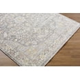 thumbnail image 1 of Hauteloom Cinzia Living Room, Bedroom Machine Washable Area Rug - Traditional - Silver Gray, Ivory, Charcoal - 5'3" x 7', 1 of 7