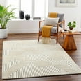 thumbnail image 1 of Hauteloom Citro Wool Living Room, Bedroom Area Rug - Beige, Gray, Brown - 8' x 10', 1 of 6