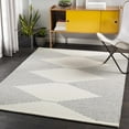 thumbnail image 1 of Hauteloom Clapham Wool Living Room, Bedroom Area Rug - Modern - Gray, Beige, Black - 8'10" x 12', 1 of 8