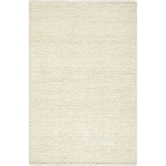 Hauteloom Clayne Wool Living Room, Bedroom Area Rug - Bohemian, Transitional - Beige - 2' x 3'