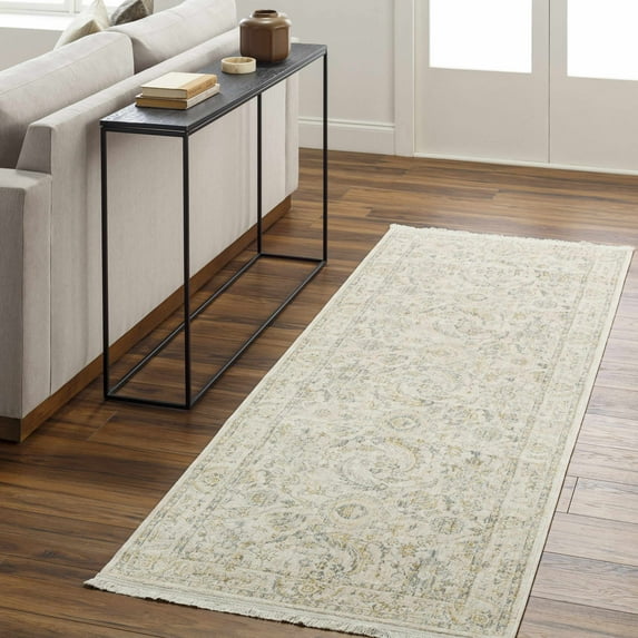 Hauteloom Clee Hallway, Kitchen Runner Rug - Brown, Gray - 2'10" x 11'11"