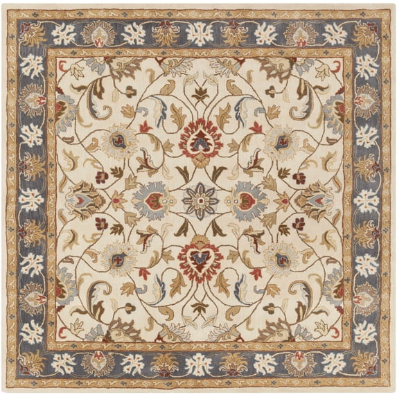 Hauteloom Cookstown Wool Living Room, Bedroom Area Rug - Traditional - Blue, Brown, Red - 8'