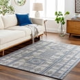 thumbnail image 1 of Hauteloom Coryn Living Room, Bedroom Area Rug - Bohemian, Transitional - Gray, Cream, Navy - 7'10" x 10', 1 of 6