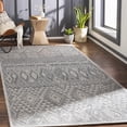 thumbnail image 1 of Hauteloom Coxswain Wool Living Room, Bedroom Area Rug - Gray - 6' x 9', 1 of 5