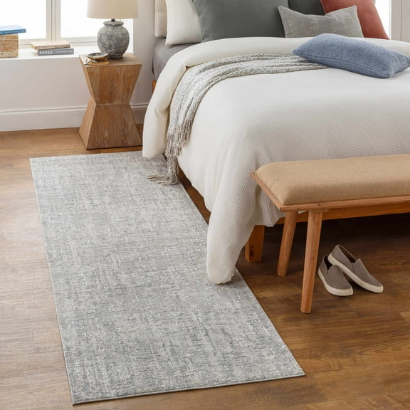 Hauteloom Cozahome Living Room, Bedroom Area Rug - Modern - Gray, Ivory - 7'10" x 10'3"