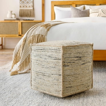 Hauteloom Deckers 18" x 18" x 18" Pouf