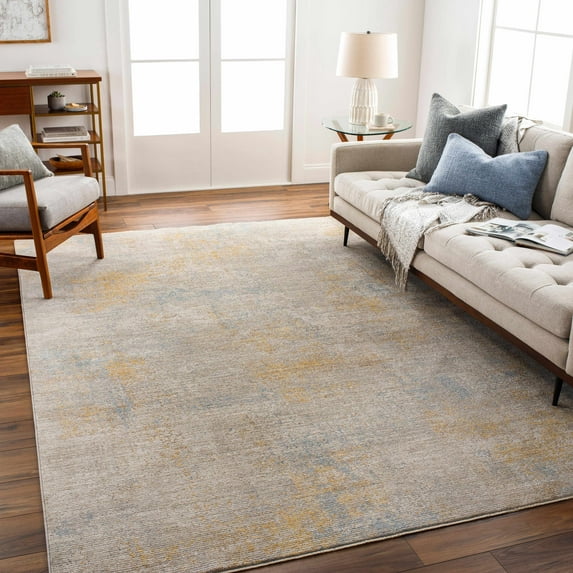 Hauteloom Deion Living Room, Bedroom Area Rug - Gray - 6'7" x 9'6"
