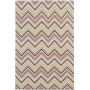 Hauteloom Delair Wool Hallway, Kitchen Runner Rug - Contemporary - Peach, Charcoal, Lavender - 26 x 8