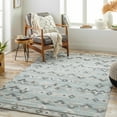 thumbnail image 1 of Hauteloom Denna Recycled Material Living Room, Bedroom Area Rug - Southwestern - Pale Blue, Medium Gray, White - 2' x 3', 1 of 8