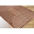 thumbnail image 1 of Hauteloom Deron Living Room, Bedroom Machine Washable Area Rug - Contemporary - Brown, White - 2' x 2'10", 1 of 6