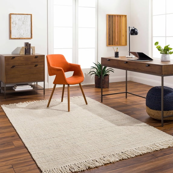 Hauteloom Desma Wool Living Room, Bedroom Area Rug - Green, Black, Gray - 10' x 14'