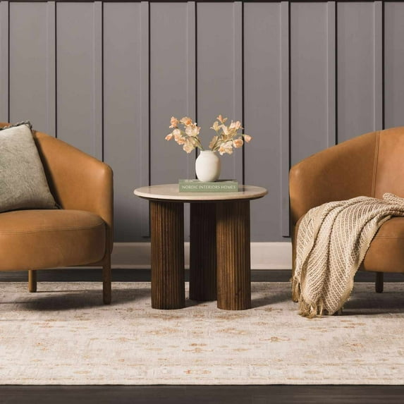 Hauteloom Dieppe Living Room, Bedroom Area Rug - Traditional - Sage, Olive, Mustard - 7'10" x 10'2"