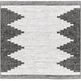 thumbnail image 1 of Hauteloom Eris Outdoor Area Rug - Outside Porch Patio Rug Carpet - Waterproof Rug - Geometric - Black, Gray, Off White, White - 6'7" Square, 1 of 19