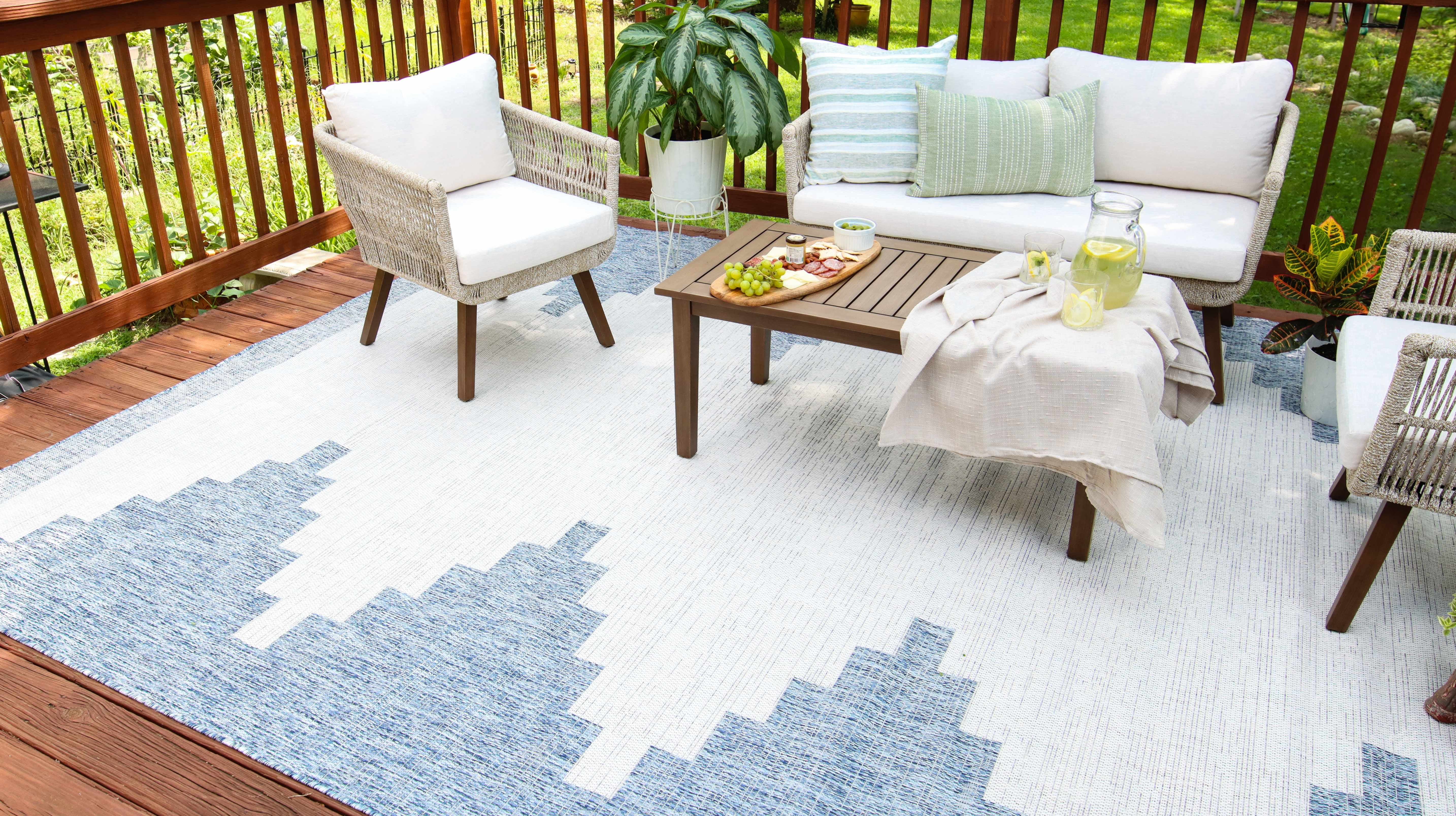 Front Porch Beachcomber Denim Indoor/Outdoor Rug – Portico Shop