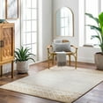 thumbnail image 1 of Hauteloom Dong Living Room, Bedroom Area Rug - Bohemian, Transitional - Bone, Faded Driftwood, Light Brown - 3'11" x 5'7", 1 of 18