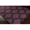 thumbnail image 1 of Hauteloom Doran Wool Hallway, Kitchen Runner Rug - Contemporary - Medium Purple, Dark Brown - 2'6" x 8', 1 of 7