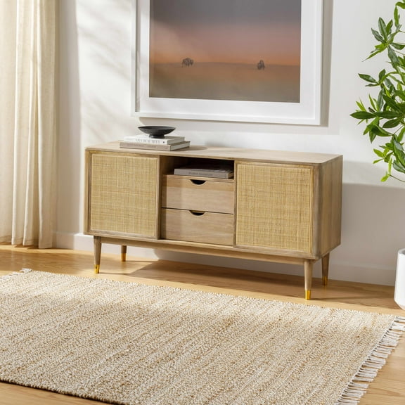 Hauteloom Doris Living Room, Bedroom Area Rug - Orange, Gray, Brown - 27" x 45"