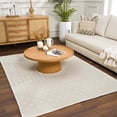 thumbnail image 1 of Hauteloom Drago Living Room, Bedroom Machine Washable Area Rug - Bohemian Modern Farmhouse - Moroccan Transitional - Ivory, Cream, White, Off White - 7'10" x 10'1", 1 of 15