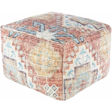 Hauteloom Dulwich 20" x 20" x 14" Pouf