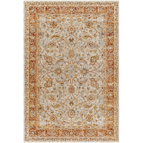 Hauteloom Dyan Living Room, Bedroom Area Rug - Green, Beige, Brown - 2' x 3'