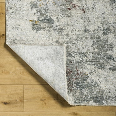 Hauteloom Edana Living Room, Bedroom Area Rug - Gray, Brown - 10' x 14'