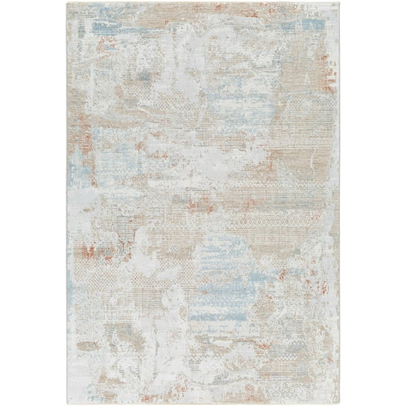 Hauteloom Efren Living Room, Bedroom Area Rug - Gray, Green, Beige - 10' x 14'