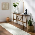 thumbnail image 1 of Hauteloom Egil Hallway, Kitchen Runner Rug - Bohemian, Transitional - Off White, Peach - 2'6" x 8', 1 of 9