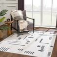 thumbnail image 1 of Hauteloom Eitan Living Room, Bedroom Machine Washable Area Rug - 6'7" x 9', 1 of 18